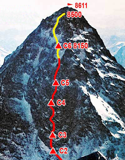 K2 od zachodu.