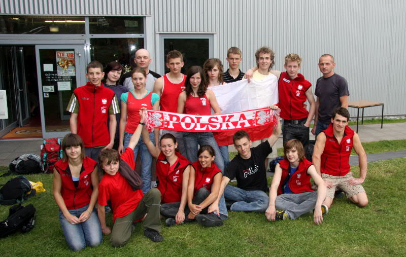 Reprezentacja Polski z trenerami - PEJ 2008, Wuppertal.