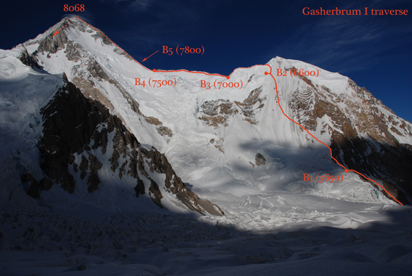 trawers Gasherbrum I, Hamor, Morawski