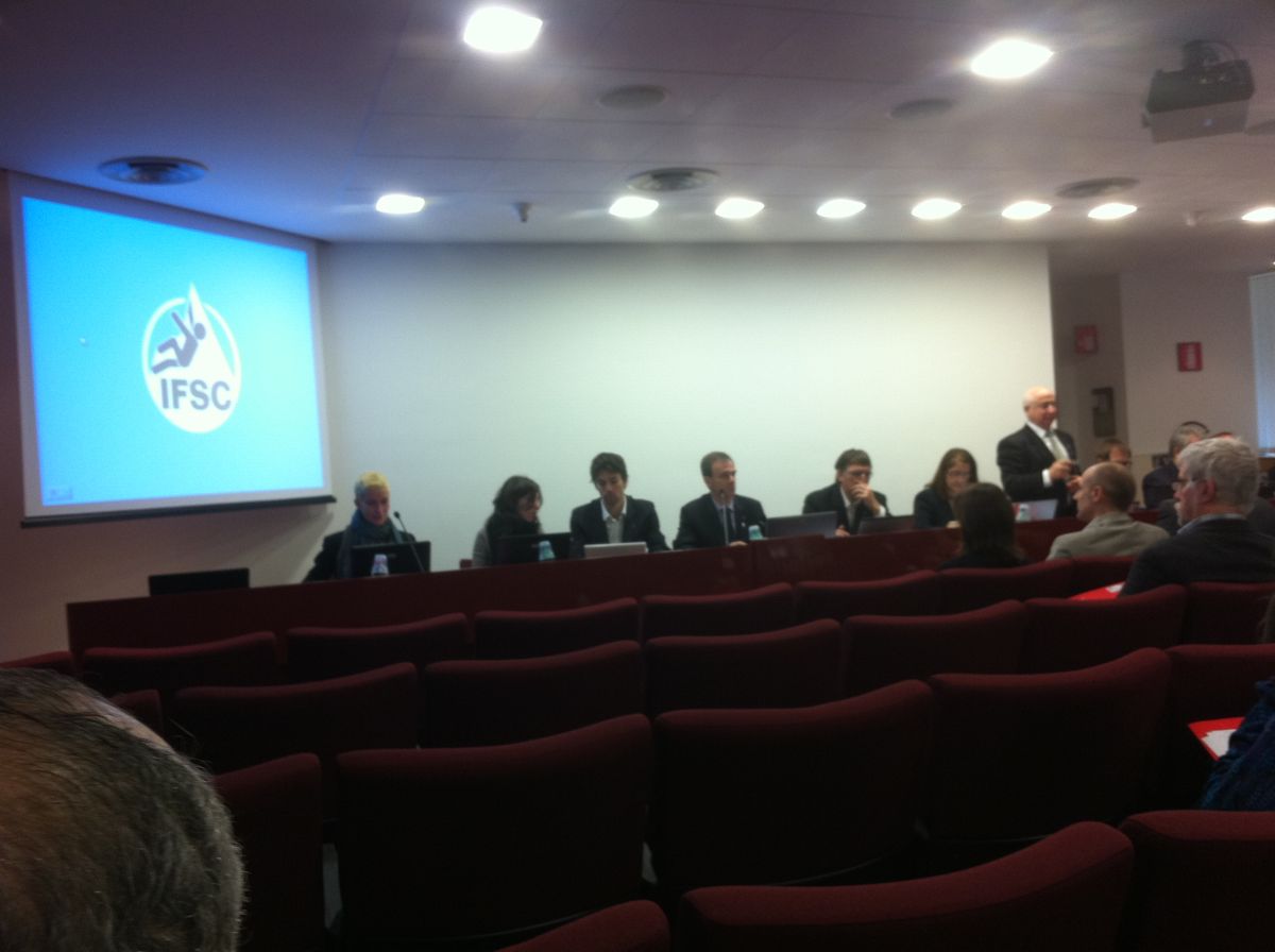 IFSC Plenary Assembly w Rzymie — zebranie delegatów IFSC.