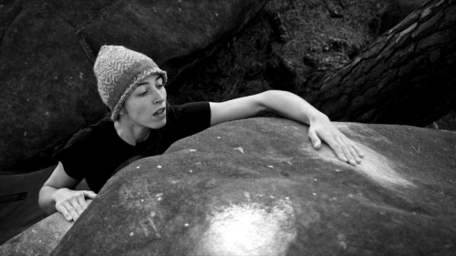 Marta Juszczyk na boulderze Jesiony - fot. Łukasz Juszczyk (arch)
