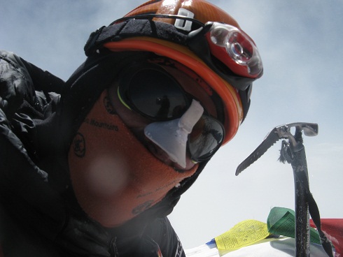 Adam Bielecki na szczycie K2