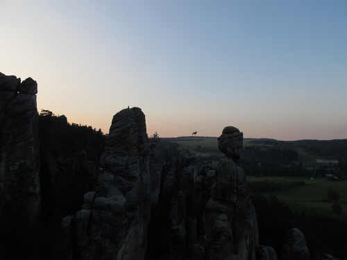 Adr o zachodzie słońca / fot. Radek Lienerth - http://www.climbingschool.cz/