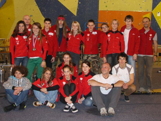 Mistrzostwa Europy Juniorów w Gémozac - reprezentacja Polski.