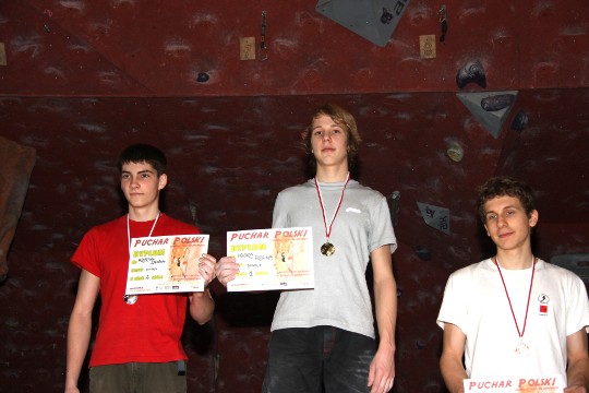Puchar Polski JiJM w Lublinie - podium juniorów.