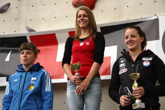 Puchar Europy Juniorów w Imst - Aleksandra Rudzińska na podium.