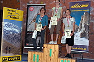 PPJ 2008, Wrocław - najlepsze juniorki na czas: Klaudia Buczek, Małgorzata Rudzińska i Sylwia Buczek.