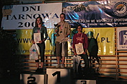 MPJ 2008, Tarnów - najlepsze juniorki w prowadzeniu: Klaudia Buczek, Sylwia Buczek i Małgorzata Rudzińska.