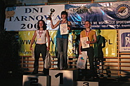 MPJ 2008, Tarnów - najlepsze młodzieżowcy/kobiety w prowadzeniu: Paulina Guz, Marta Lenartowicz i Katarzyna Mirosław.