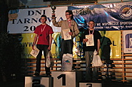 MPJ 2008, Tarnów - najlepsi młodzieżowcy w prowadzeniu: Maciej Kalita, Jakub Ginszt i Piotr Czarnecki.