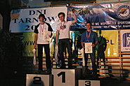 MPJ 2008, Tarnów - najlepsi juniorzy na czas: Mateusz Puzoń, Jędrzej Kowal i Karol Porwoł.