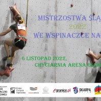 Mistrzostwa Śląska 2022 w kategoriach: dzieci młodsze, dzieci, młodzicy, juniorzy młodsii  juniorzy; w konkurencji wspinaczki na czas.