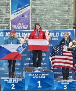 Złoto Olgi Kosek w Pucharze Świata we wspinaczce lodowej, Cheongson, Korea