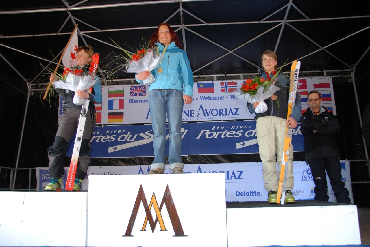 Julia Wajda — brązowy medal w biegu indywidualnym na Mistrzostwach Europy 2007 we Francji