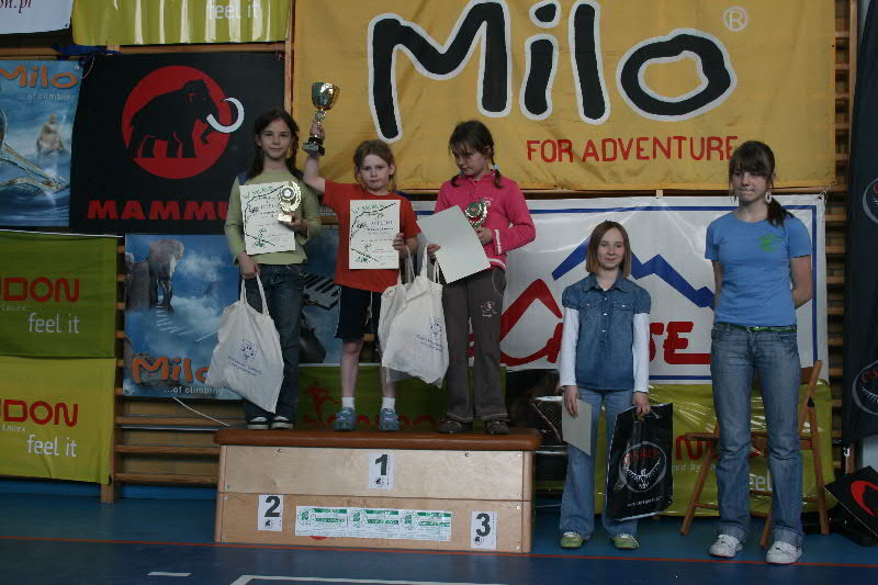 PP UKS 2008, Gierałtowice - nadzieja polskiej wspinaczki sportowej - dziewczynki.