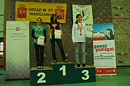 PPJ 2008, Warszawa - najlepsze juniorki młodsze na czas: Katarzyna Wicha, Karina Mirosław i Oliwia Masicz.