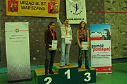 PPJ 2008, Warszawa - najlepsze juniorki na czas: Klaudia Buczek, Małgorzata Rudzińska i Sylwia Buczek.