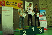 PPJ 2008, Warszawa - najlepsi juniorzy na czas: Mateusz Puzoń, Jakub Ciemnicki i Jędrzej Kowal.