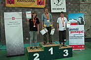 PPJ 2008, Warszawa - najlepsi juniorzy młodsi w prowadzeniu: Krystian Macieja, Szymon Łodziński i Jacek Czech.