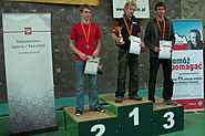 PPJ 2008, Warszawa - najlepsi juniorzy w prowadzeniu: Mateusz Baran, Kamil Ferenc i Jędrzej Kowal.