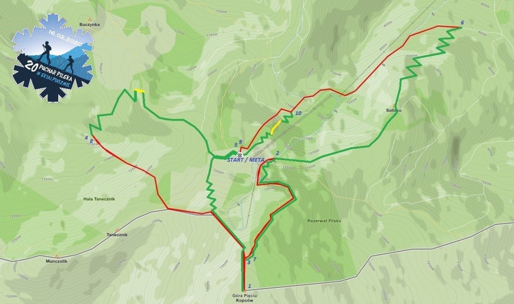 Puchar_Pilska_2020_mapa