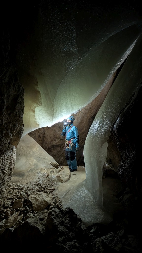 Dolne piętro w Lodowym Gigancie, fot. Paulina Piechowiak (Prokletije 2025)
