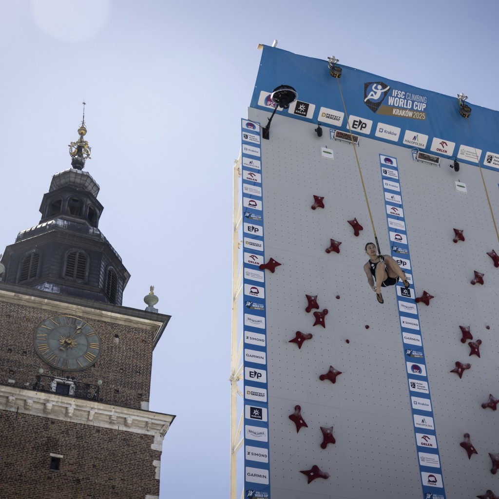 Krakow (POL), 05th July 2025: Women’s Speed qualification during the IFSC World Cup Krakow 2025.

This photo is for editorial use only. For any additional use please contact communications@ifsc-climbing.org.

©️ Dimitris Tosidis/IFSC