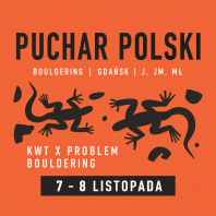Puchar Polski Juniorów, Juniorów Młodszych i Młodzików w boulderingu Gdańsk 7–8 listopada 2026