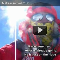 Zobacz film ze szczytu Makalu